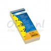 Nummer etiketten Herma 4891 blok zelfklevend 1-500 geel 28x56 mm