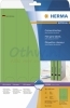 Ordneretiketten Herma 5134 A4 38x297 mm groen papier mat ondoorzichtig 100 st.