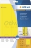 Ordneretiketten Herma 5136 A4 61x297 mm geel papier mat ondoorzichtig 60 st.