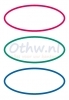 Boek Herma etiketen ovaal rood/groen/blauw 6 vel