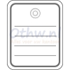 Productlabel Herma 6820 40x50 mm met oogje 1000 st.