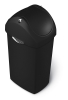 Afvalbak Simplehuman Plastic Can Swing 40 ltr, zwart.