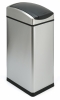 Afvalbak Simplehuman Soft Touch 45 ltr, mat/rvs.