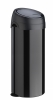 Afvalbak Wesco Touchbin 40 ltr, zwart.