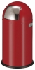 Afvalbak Wesco Pushboy 50 ltr, rood.