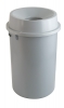 Afvalbak Rubbermaid Ronde open 60 ltr, grijs.