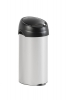 Afvalbak Wesco Singletouch 60 ltr, metallic/zw.