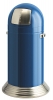 Afvalbak Wesco Big Push 120 ltr, blauw.