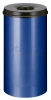Afvalbak Vlamdovend 50 liter, Blauw/Zwart