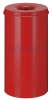 Afvalbak Vlamdovend 50 liter, Rood