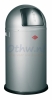 Afvalbak Wesco Pushboy Aluminium-grijs