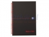 Notitieboek Oxford Black n' Red A5 karton 70v gelinieerd ass
