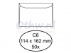 Envelop Raadhuis bank C6 114x162mm wit 50stuks