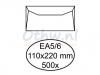 Envelop Hermes bank EA5/6 110x220mm wit 500stuks