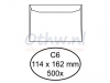 Envelop Hermes bank C6 114x162mm wit 500stuks