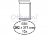 Envelop Hermes akte EB4 262x371mm zelfklevend wit 10stuks