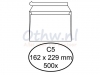 Envelop Hermes bank C5 162x229mm zelfklevend wit 500stuks
