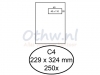 Envelop Hermes C4 229x324mm venster 4x11rechts zelfkl 250st