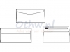 Envelop bank 114x229mm gegomd wit 500stuks