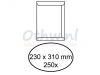 Envelop akte 230x310mm zelfklevend 100gr wit 250stuks