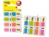 Indextabs 3M Post-it 6834 smal lichtblauw/roze/groen/oranje