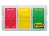 Indextabs 3M Post-it  682TODO rood/geel/groen
