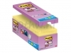 Memoblok 3M Post-it 654-P16 Super Sticky 76x76mm geel