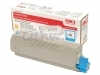 Toner Oki 43381907 blauw