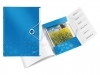 Sorteermap Leitz WOW PP 6-delig blauw
