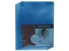 Insteekmap L-model Quantore A4 PP 0.12mm blauw 25 stuks