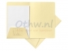 Binnenmap Jalema A4 160gr met flap lichtgeel