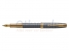 Vulpen Parker Sonnet chiselled silver GT 18K M