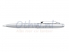 Balpen Sheaffer 100 brushed chroom/nikkel
