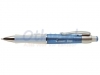 Balpen Pilot Vega transparant blauw medium