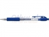 Gelschrijver Quantore grip drukknop 0.7mm blauw