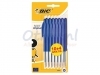 Balpen Bic M10 blauw medium blister à 10+4 gratis