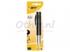Balpen Bic M10 zwart medium blister à 2st