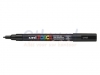 Verfstift Posca F zwart