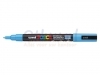 Verfstift Posca F lichtblauw