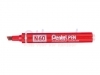 Viltstift Pentel N60 schuin rood 1.5-3mm