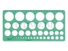 Sjabloon Linex 1116S 39 cirkels 1-35mm met inktvoetjes