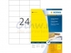 Etiket Herma 4406 70x37mm geel 2400stuks