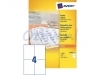 Etiket Avery DP004-100 105x149mm kopieren 400stuks