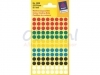 Etiket Avery Zweckform 3090 rond 8mm assorti 416stuks