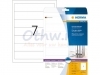 Rugetiket Herma 5090 192x38mm zelfklevend wit