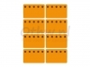 Etiket Herma 3774 26x40mm diepvries oranje 48stuks