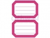 Etiket Herma 5712 82x55mm schrift rode rand 12stuks
