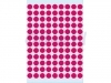 Etiket Herma 1836 rond 8mm roze 540stuks