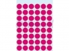 Etiket Herma 1856 rond 12mm roze 240stuks