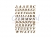 Etiket Herma 4192 8mm letters A-Z goudfolie 61stuks